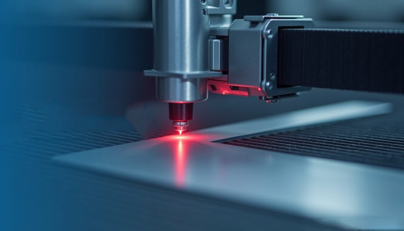 Laser-cutting-machine-background چرا دستگاه لیزر برش انتخاب اول مهندسان است؟